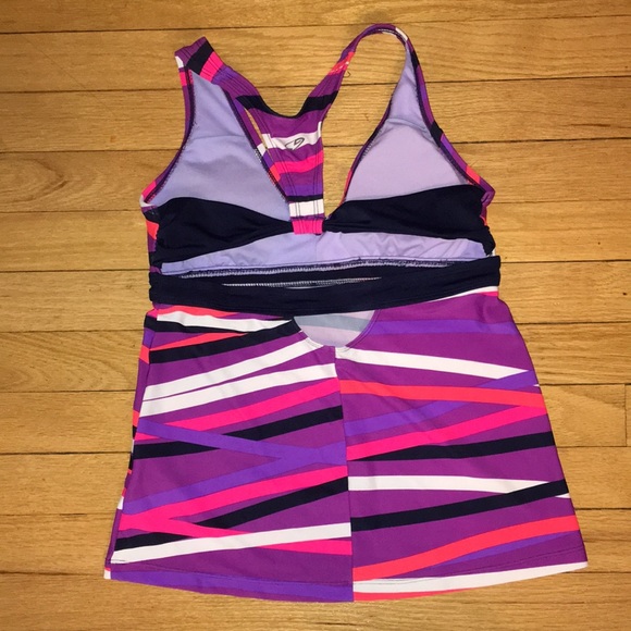 C9 by Champion tankini swimsuit top S/P 4-6 bottom M/M 8-10 - Picture 3 of 8